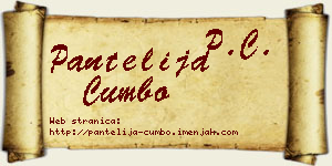 Pantelija Cumbo vizit kartica